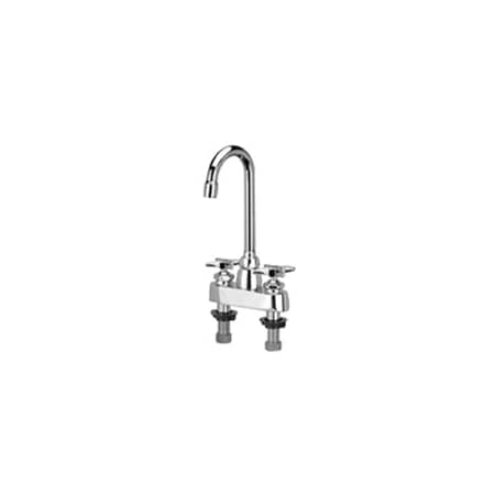Zurn -XL CENTERSET W/ 3-1/2"GOOSENECK SPOUT& -2 HANDLES LEAD FREE Z812A2-XL